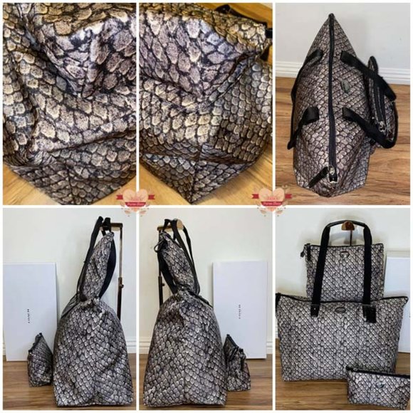 🖤Coach Nylon Bag, Snap Pouch & Cosmetic Pouch🖤 - Picture 3 of 16